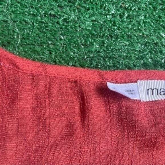 Maurices Burnt Orange Plus Size Long Sleeve Top - Picture 7 of 12